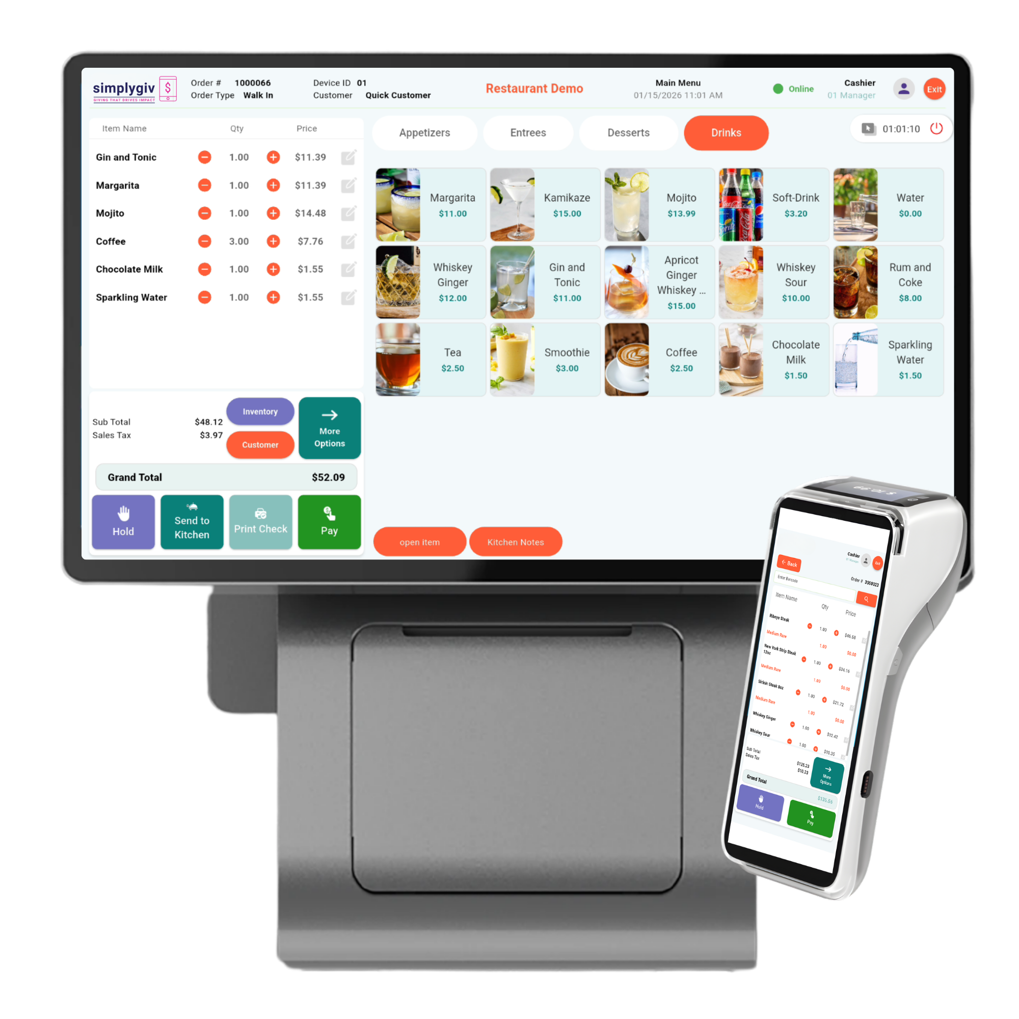 Branded POS terminal